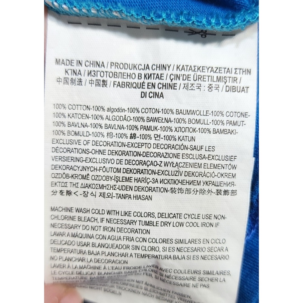 Vans Womens Blue Ombre Mesh Detail Sleeveless A-Line Cotton Tank Dress Size M - Picture 8 of 9